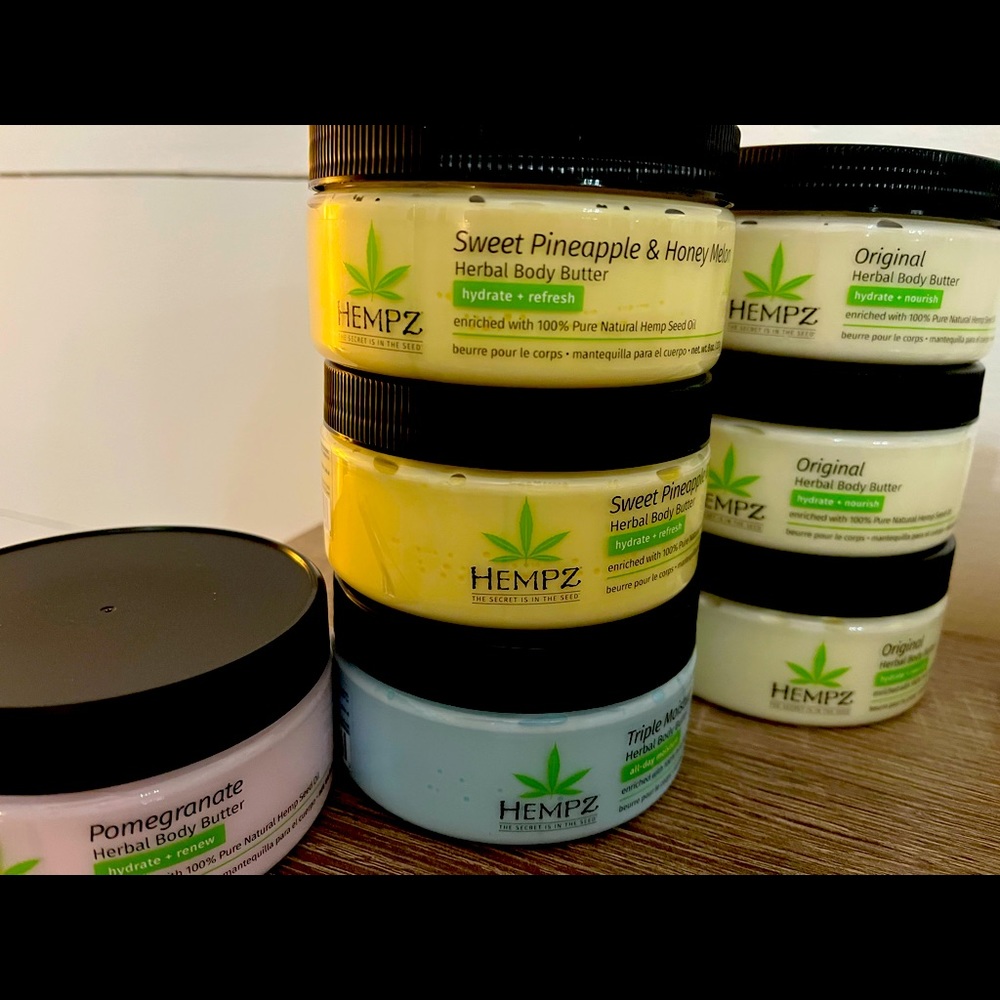 Brand new Hempz from hand soaps, sanitizer to moisturizer.